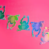 Panic Frog - Holographic Sticker