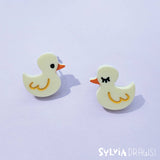 Garden Party Flowers and Ducks Stud Pack