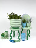 Wavy Plant Stand (3 colorways): Fresh Greens