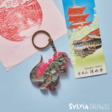 Kaiju Keychain: Yellow