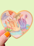 Swan Friends STICKER 3 Inch