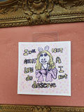 Miss Piggy Fan artsticker