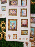 Mini masterpiece trinket sticker sheet