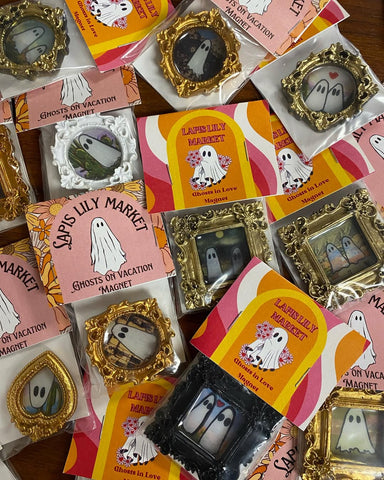 Ghosts on Vacation mini art