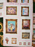 Mini masterpiece trinket sticker sheet