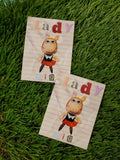 Lady pig sticker