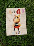 Lady pig sticker