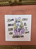 Miss Piggy Fan artsticker
