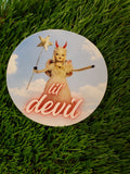 Lil devil vintage angel sticker
