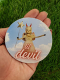Lil devil vintage angel sticker