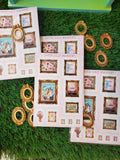 Mini masterpiece trinket sticker sheet